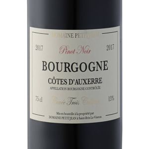 DOMAINE PETITJEAN BOURGOGNE COTES D'AUXERRE 2017GARRAFA