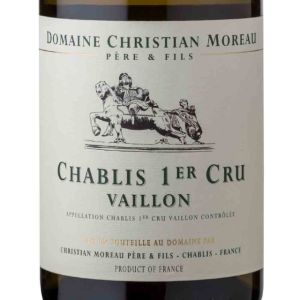 DOMAINE CHRISTIAN MOREAU CHABLIS 1ER CRU VAILLONS 2020GARRAFA