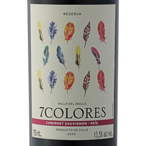 7 COLORES RESERVA CABERNET SAUVIGNON PAÍS GARRAFA