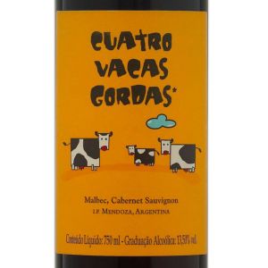 CUATRO VACAS GORDAS MALBEC BLEND 2021GARRAFA