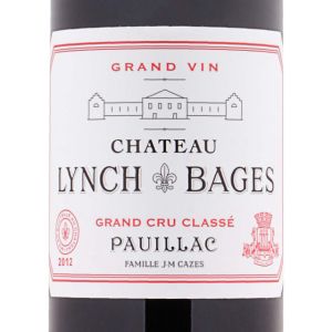 CHÂTEAU LYNCH-BAGES GRAND CRU CLASSÉ PAUILLIAC 2012GARRAFA