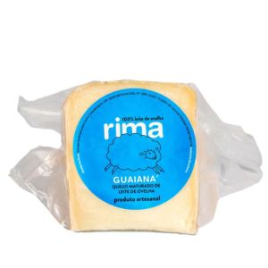 GUAIANÁ QUEIJO DE OVELHA MATURADO RIMA QUEIJARIA 200G ( APROXIMADO) SOMENTE SP