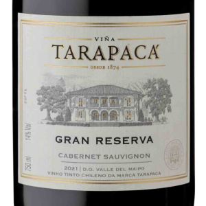 TARAPACÁ GRAN RESERVA CABERNET SAUVIGNON 2022GARRAFA