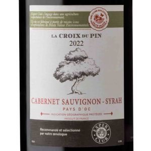 LA CROIX DU PIN CABERNET SAUVIGNON SYRAH IGP PAYS D’OC 2022GARRAFA