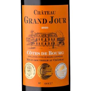 CHÂTEAU GRAND JOUR BORDEAUX CÔTES DE BOURG 2020GARRAFA