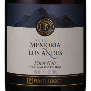 PUNTI FERRER MEMÓRIA DE LOS ANDES RESERVA PINOT NOIR 2023GARRAFA