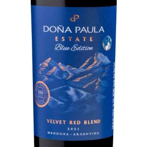 DONA PAULA ESTATE BLUE EDITION VELVET RED BLEND 2021GARRAFA