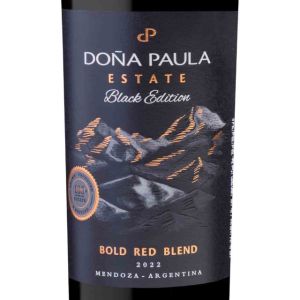 DONA PAULA ESTATE BLACK EDITION BOLD RED BLEND 2022GARRAFA