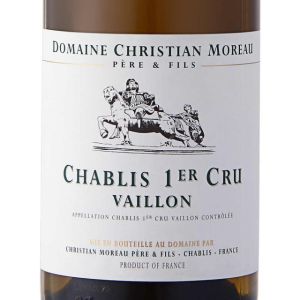 DOMAINE CHRISTIAN MOREAU CHABLIS 1ER CRU “VAILLONS” 2022 - PRÉ-VENDAGARRAFA