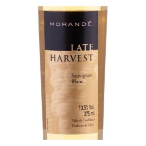 MORANDÉ LATE HARVEST SAUVIGNON BLANC 2022 (375ML)GARRAFA