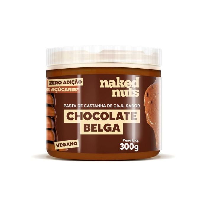 Pasta de Castanha de Caju Sabor Chocolate Belga Sem Açúcar Naked Nuts g